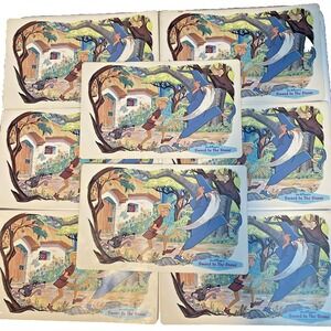 Walt Disney's 1960's Sword In The Stone 11" x 17" Laminated Placemats - 8 Avbl